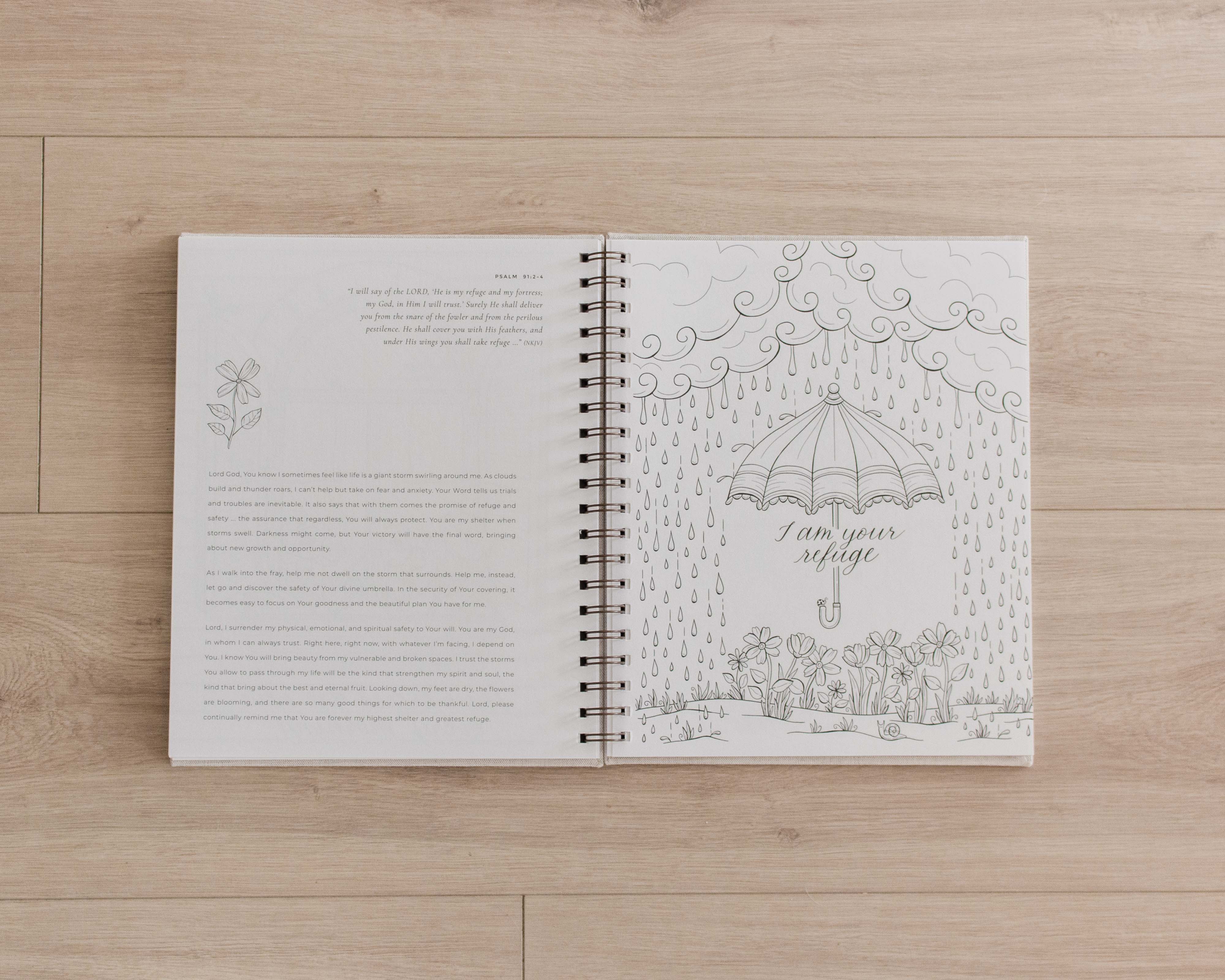 Life Beautiful, A Coloring Book of Prayers and Journal Set