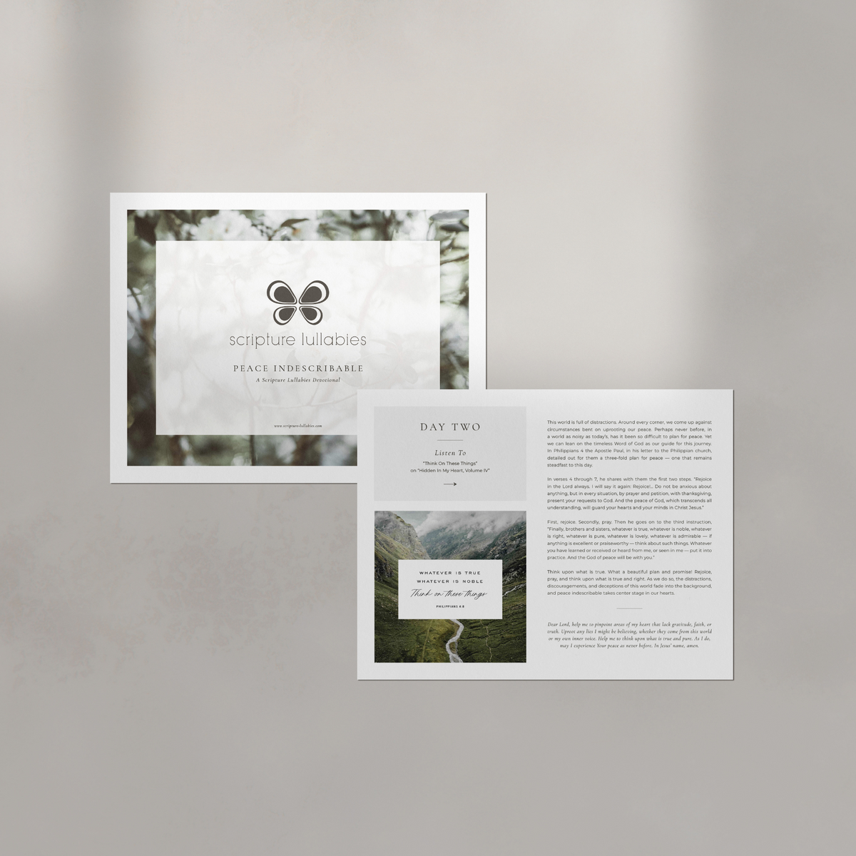 Peace Indescribable Devotional Pack by Scripture Lullabies
